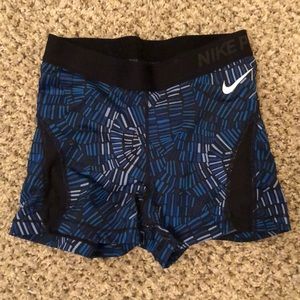 Nike pro compression shorts